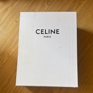 Celine White Box with Black Logo